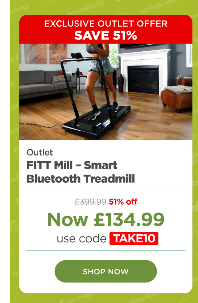 FITT Mill by New Image – Foldable Motorised Treadmill (Outlet)