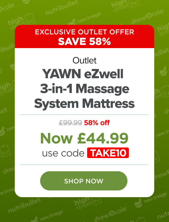 eZwell 3-in-1 Massage Remedy System Mattress - Large (Outlet)