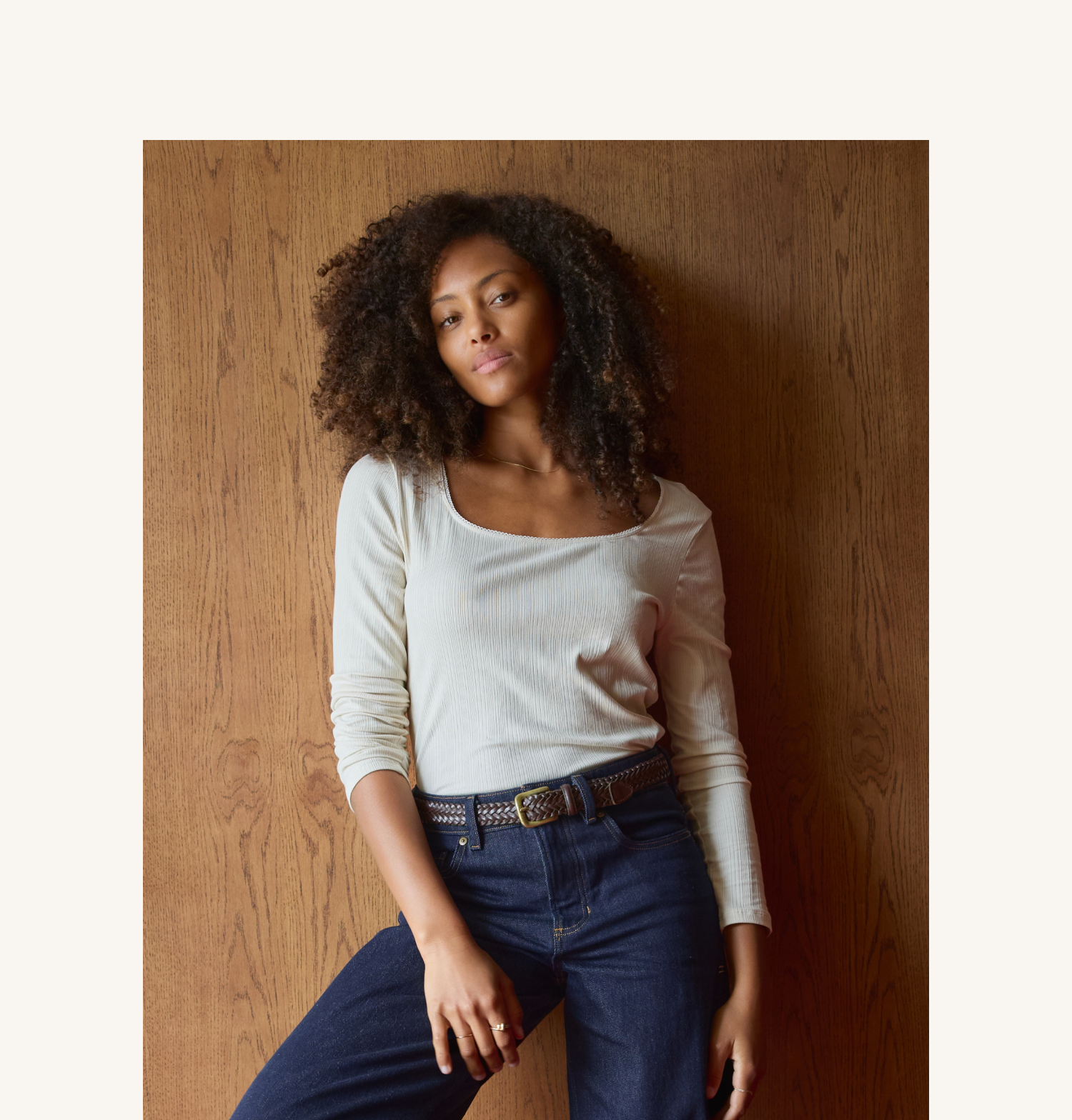 Rosalie Long Sleeve Square Neck Tee