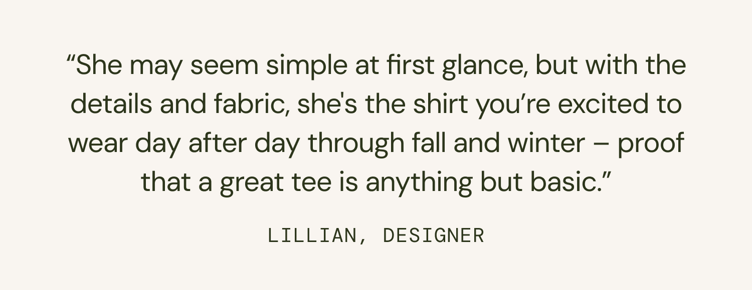 Rosalie Long Sleeve Square Neck Tee