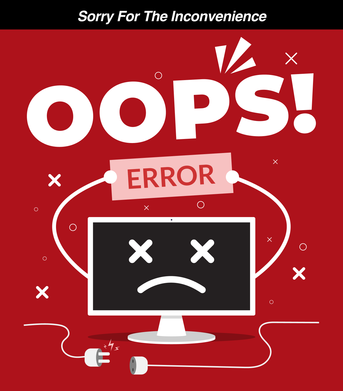 Sorry For The Inconvenience  Enjoy FREE Shipping + 15% Off 