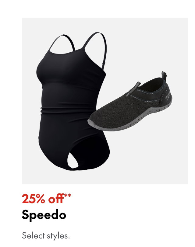 Speedo
25% off
Our ticket price. Select styles.