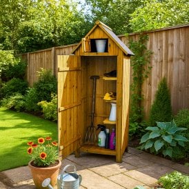 Outdoor Bideford Garden Wooden Storage Tool Shed