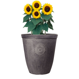 42cm Tall Somerville Planter - Slate (33lt)