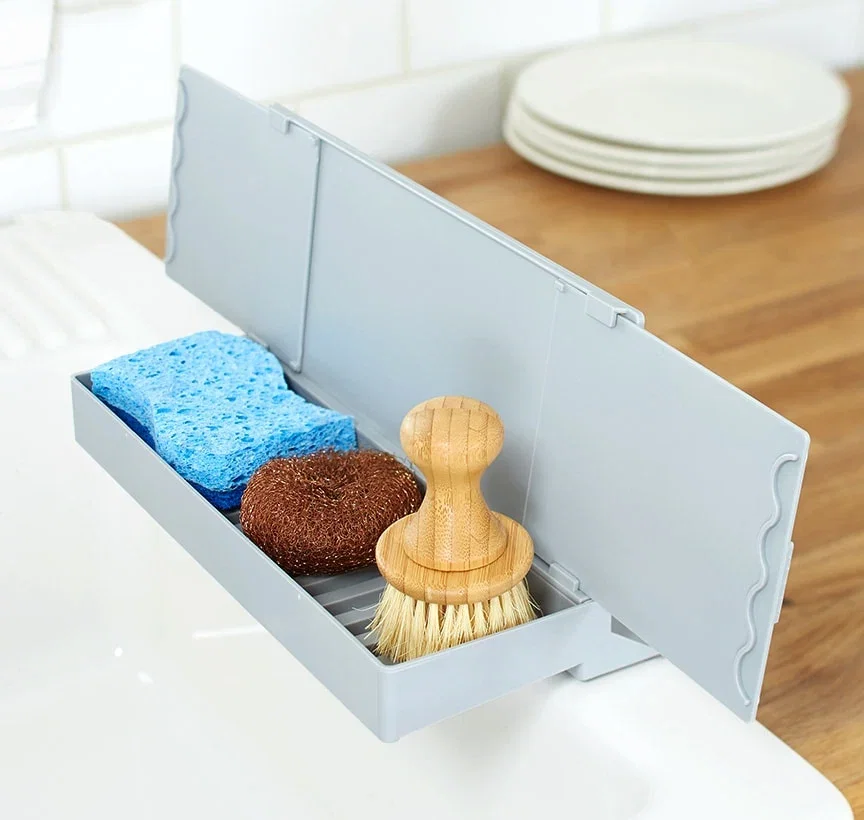 Image of Sink Splash Guard with Organizer
