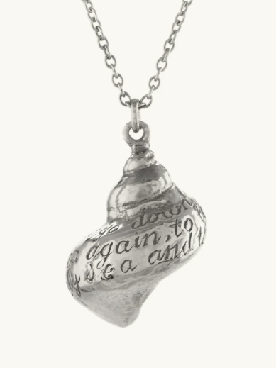 Engraved Shell Necklace
