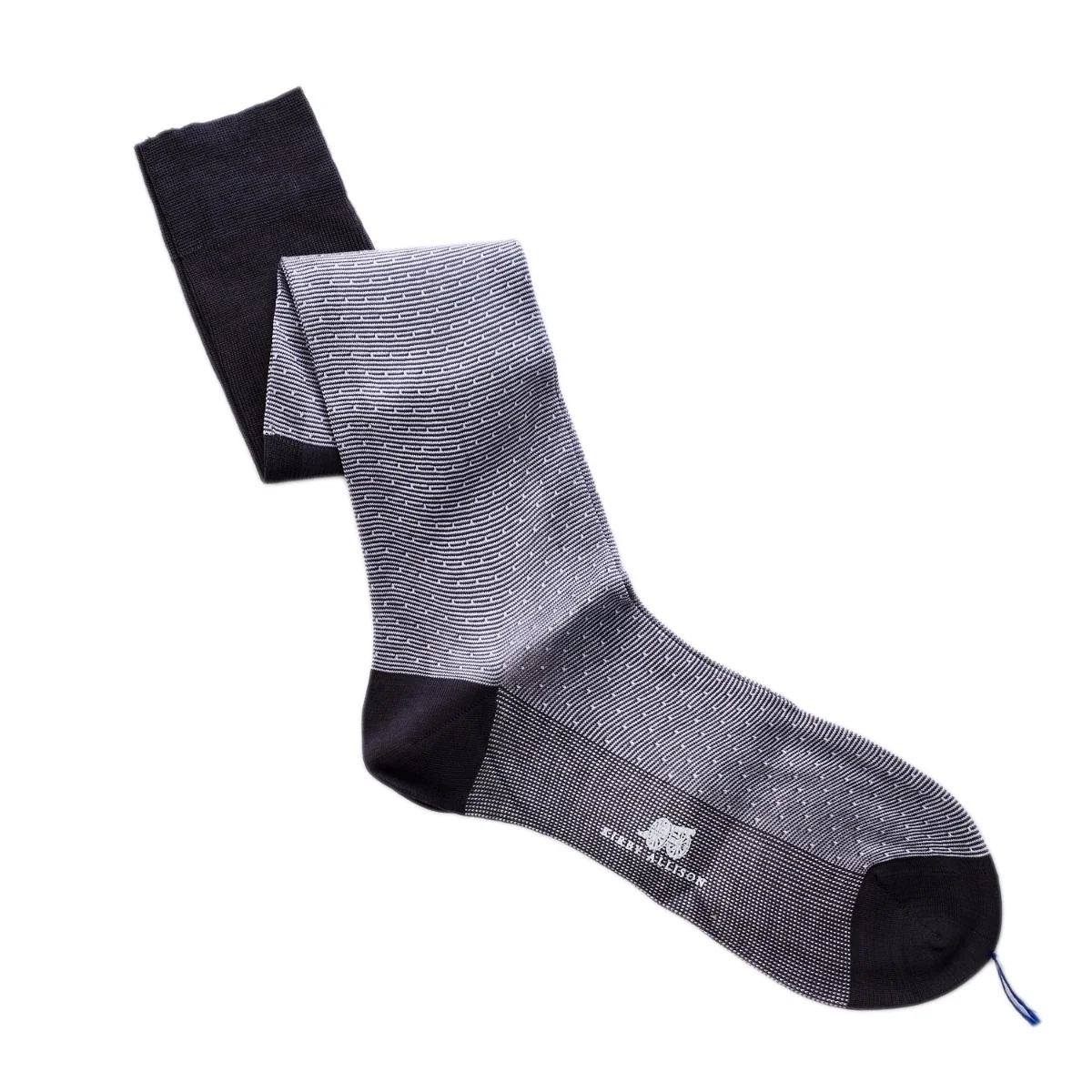 Image of Sovereign Grade Horizontal Jacquard Cotton Dress Sock