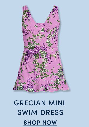 Grecian Mini Swim Dress