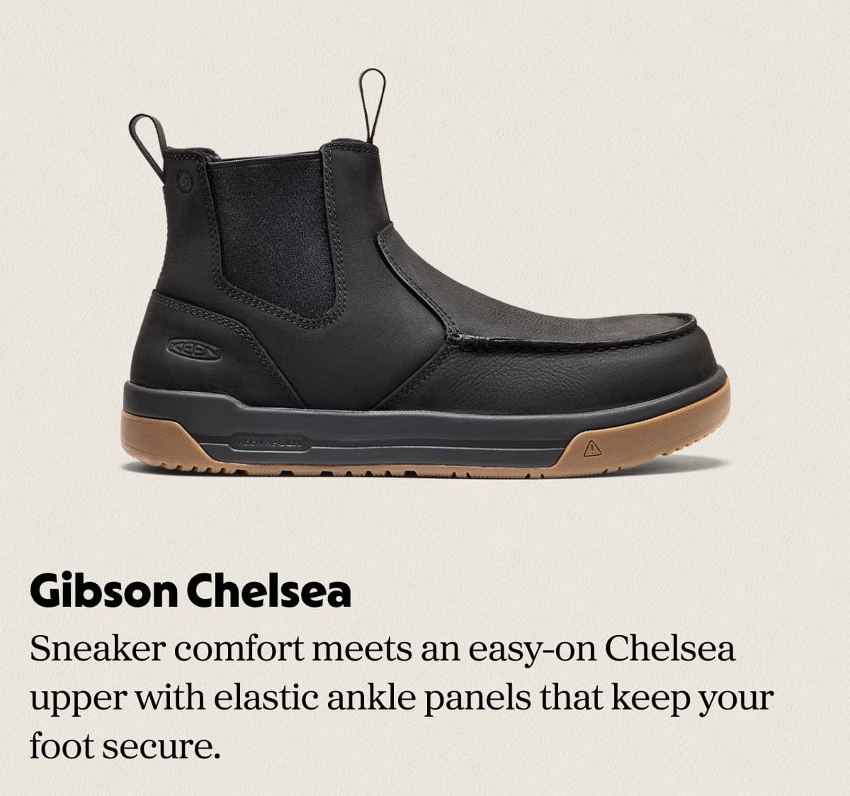 Men's Gibson Chelsea Work Boot (Carbon Toe)