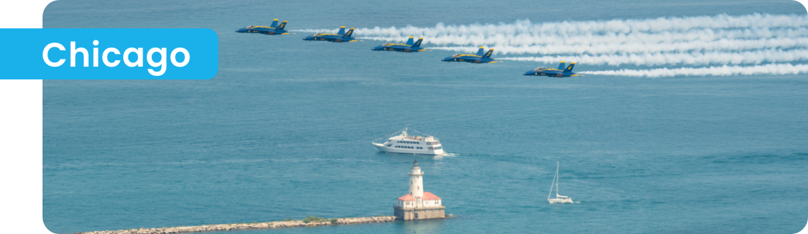 Chicago Cruise - unobstructed views