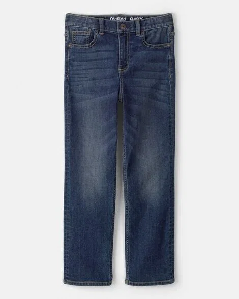 Image of Kid Dark Wash Relaxed-Fit Classic Jeans