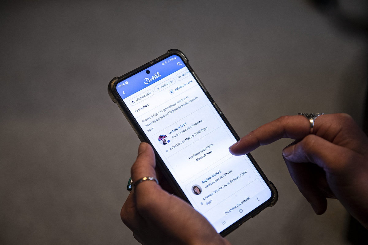 L'application Doctolib