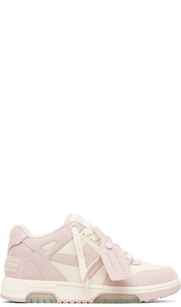 Pink & Off-White 'Out Of Office' Sneakers - Off-White