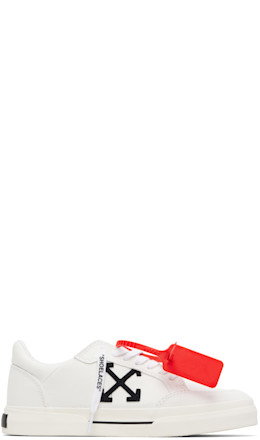 White Vulcanized Low Sneakers - Off-White