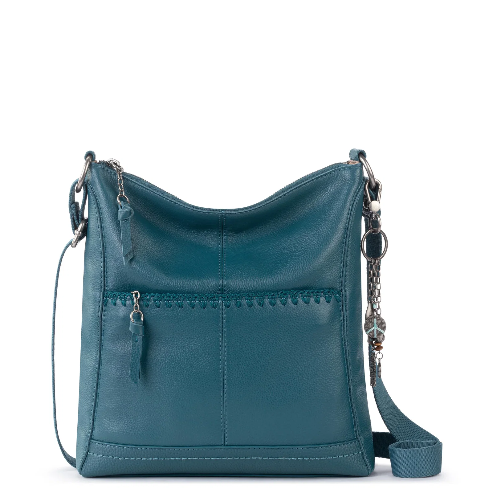 Image of Lucia Crossbody - Leather - Deep Teal