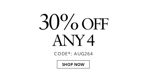 30% off any 4