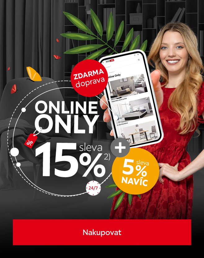 Sleva 15 % + 5 % na Online Only