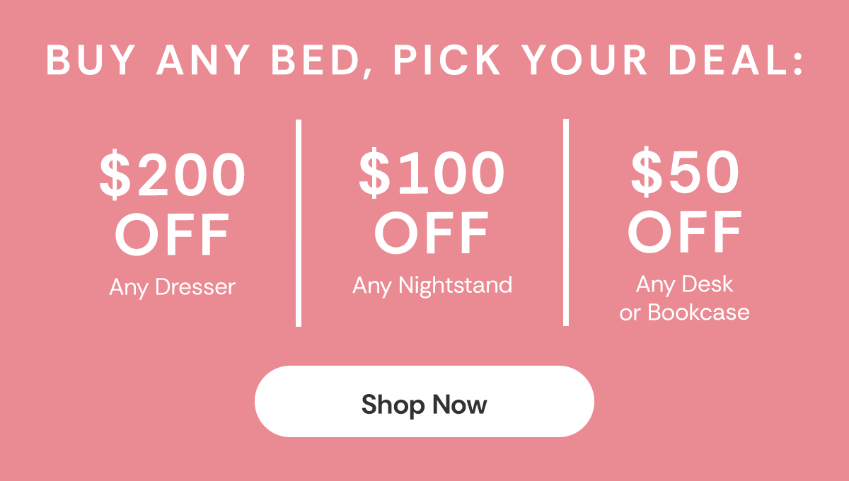 Buy Any Bed, Pick Your Deal