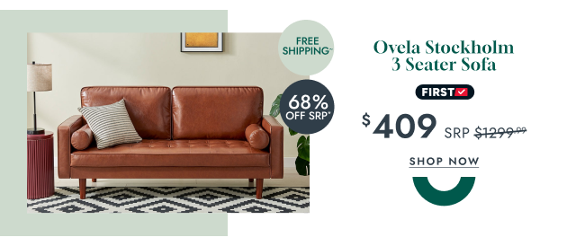 Ovela Stockholm 3 Seater Sofa