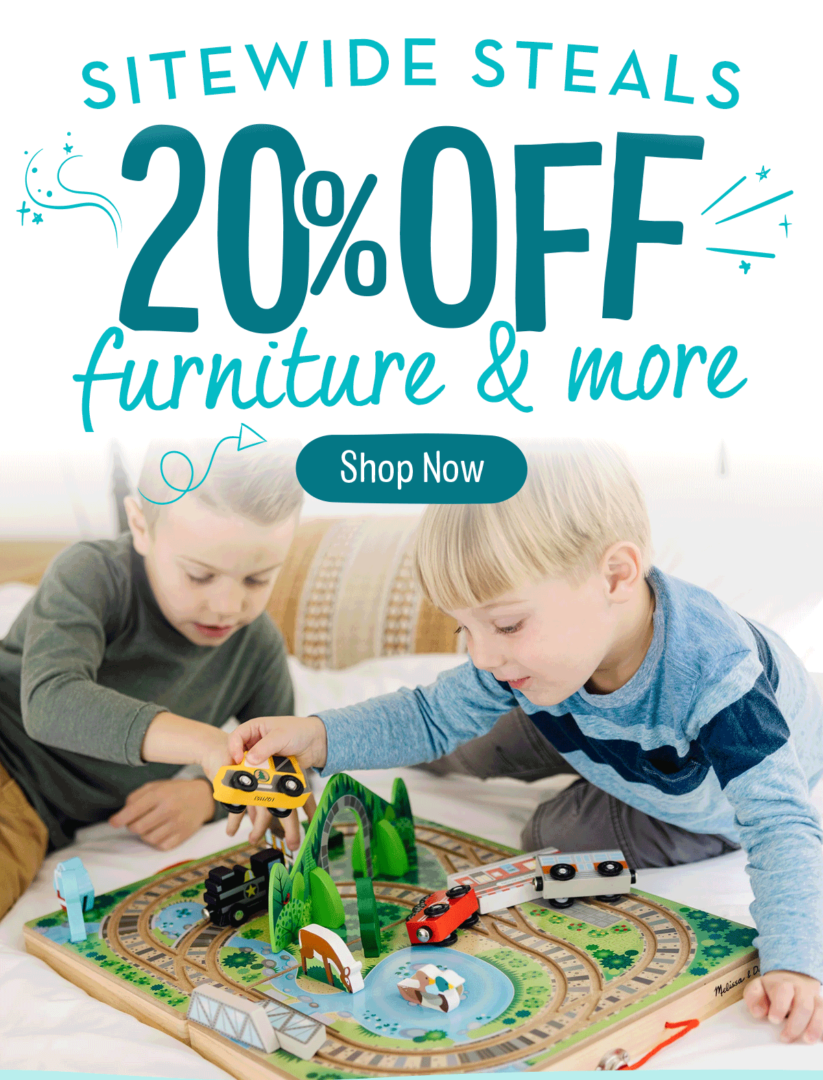 Sitewide steals - 20% off furniture & more