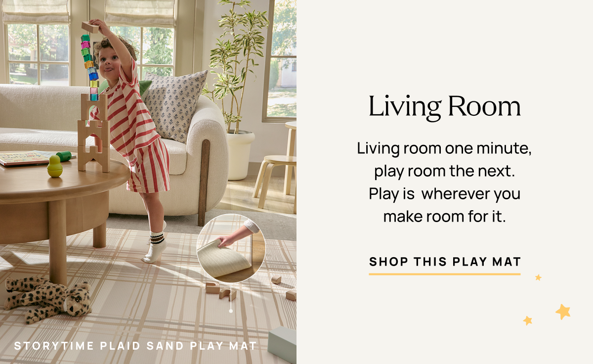 Storytime Plaid Sand Play Mat | Shop This Play Mat