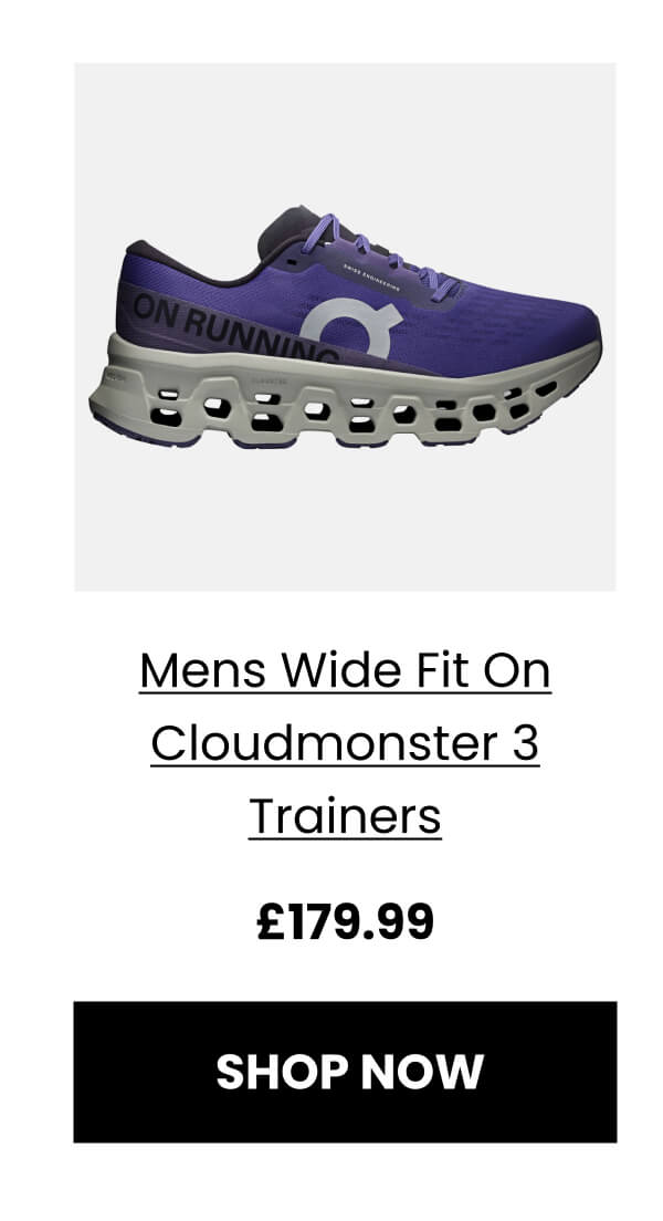 Mens Wide Fit On Cloudmonster 3 Trainers £179.99