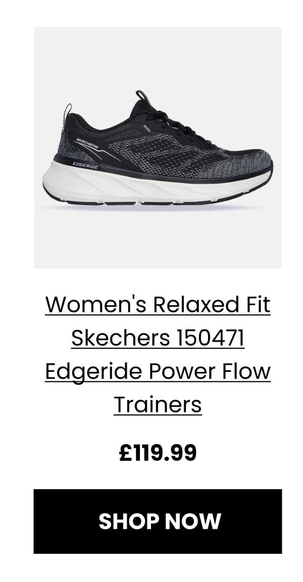 Women's Relaxed Fit Skechers 150471 Edgeride Power Flow Trainers £119.99