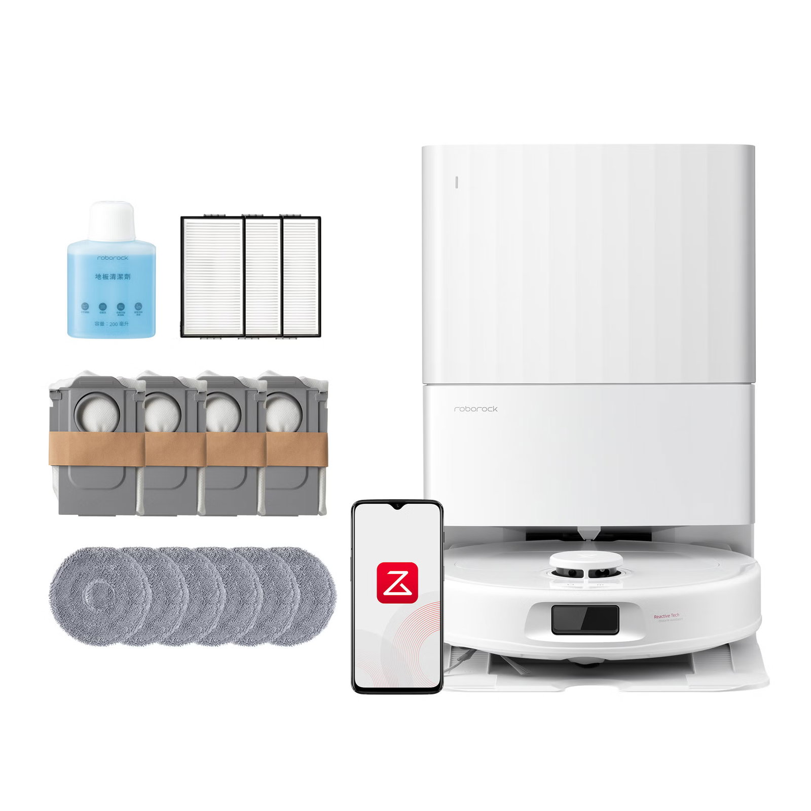 Roborock QX Revo PLUS Robot Vacuum and Mop with Multifunctional Dock 3.0