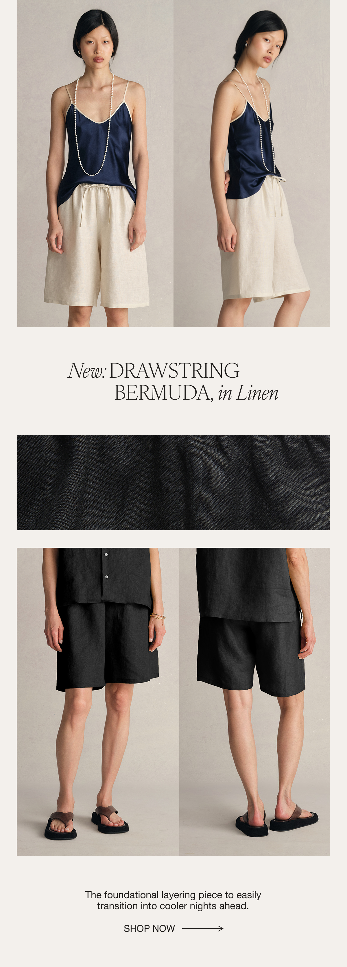 New Linen Shorts