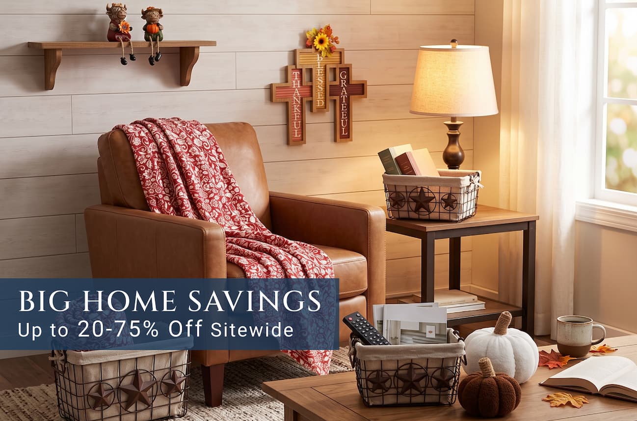 20-75% Off sitewide