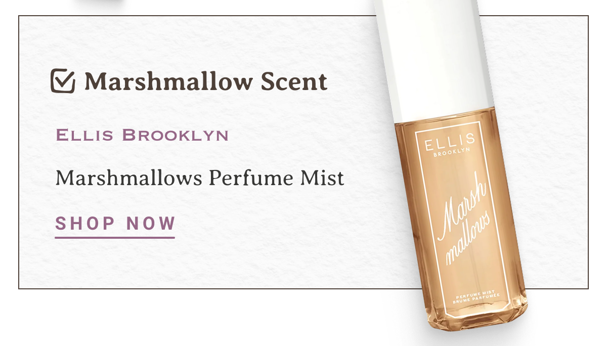 Marshmallow Scent | Ellis Brooklyn Marshmallows Perfume Mist | SHOP NOW