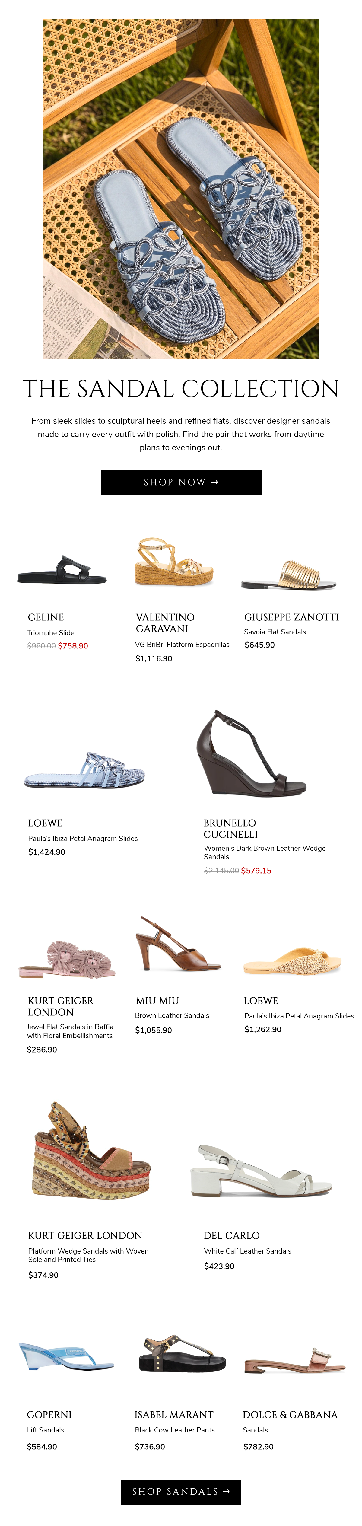 Shop Sandals 