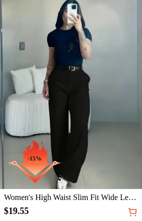 Women s High Waist Slim Fit Wide...