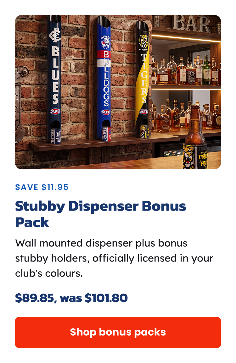 Three Stubby Holder Dispensers Stuck On A Wall