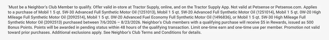 Exxon Mobil NC Offer Disclaimer