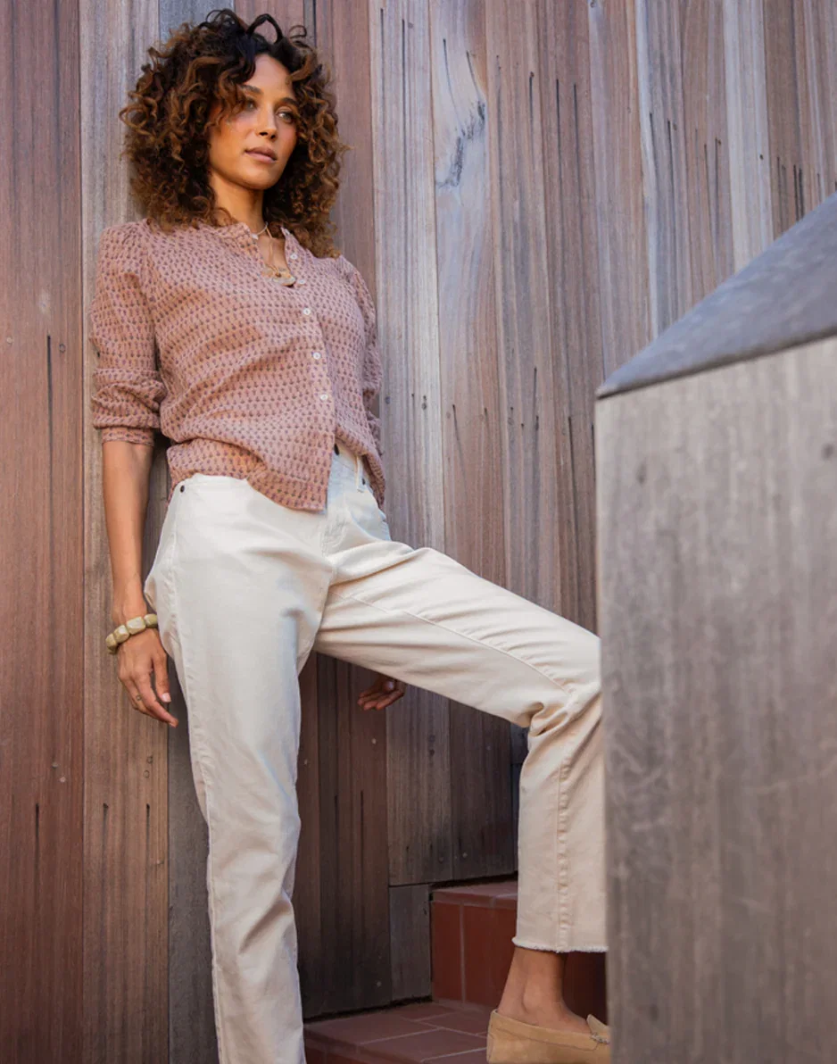 Image of Tatum Gauze Top: Maison Flora