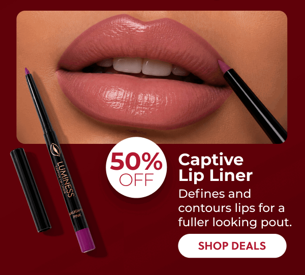 Captive Lip Liner: Defines and contours lips for a fuller looking pout.