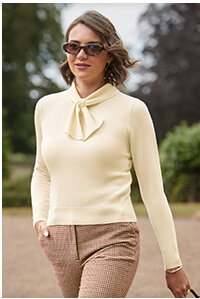Heritage Tie Neck Jumper