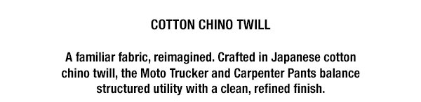 Cotton Chino Twill