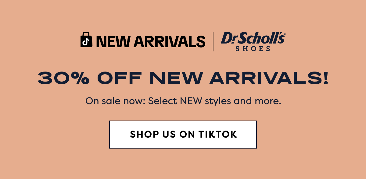 30% Off New Arrivals! On Sale Now: Select New Styles And More. | Shop Us On TikTok