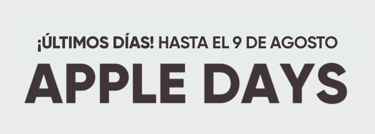 ¡ÚLTIMOS DÍAS! HASTA EL 10 DE JUNIO APPLE DAYS