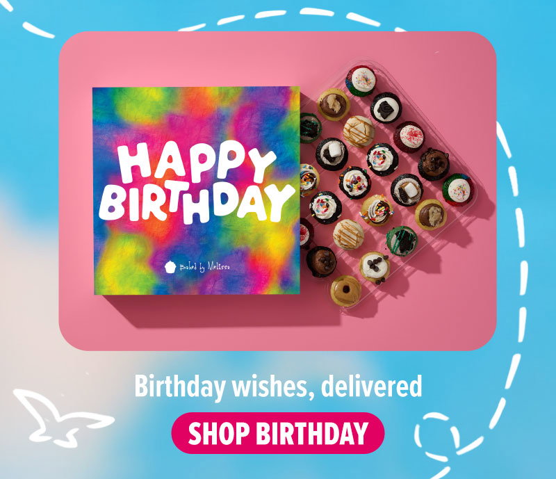 Birthday wishes, delivered! Shop the happy birthday gift box cupcake 25-pack.