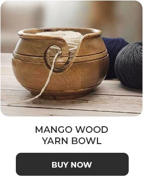 Mango Wood Yarn Bowl