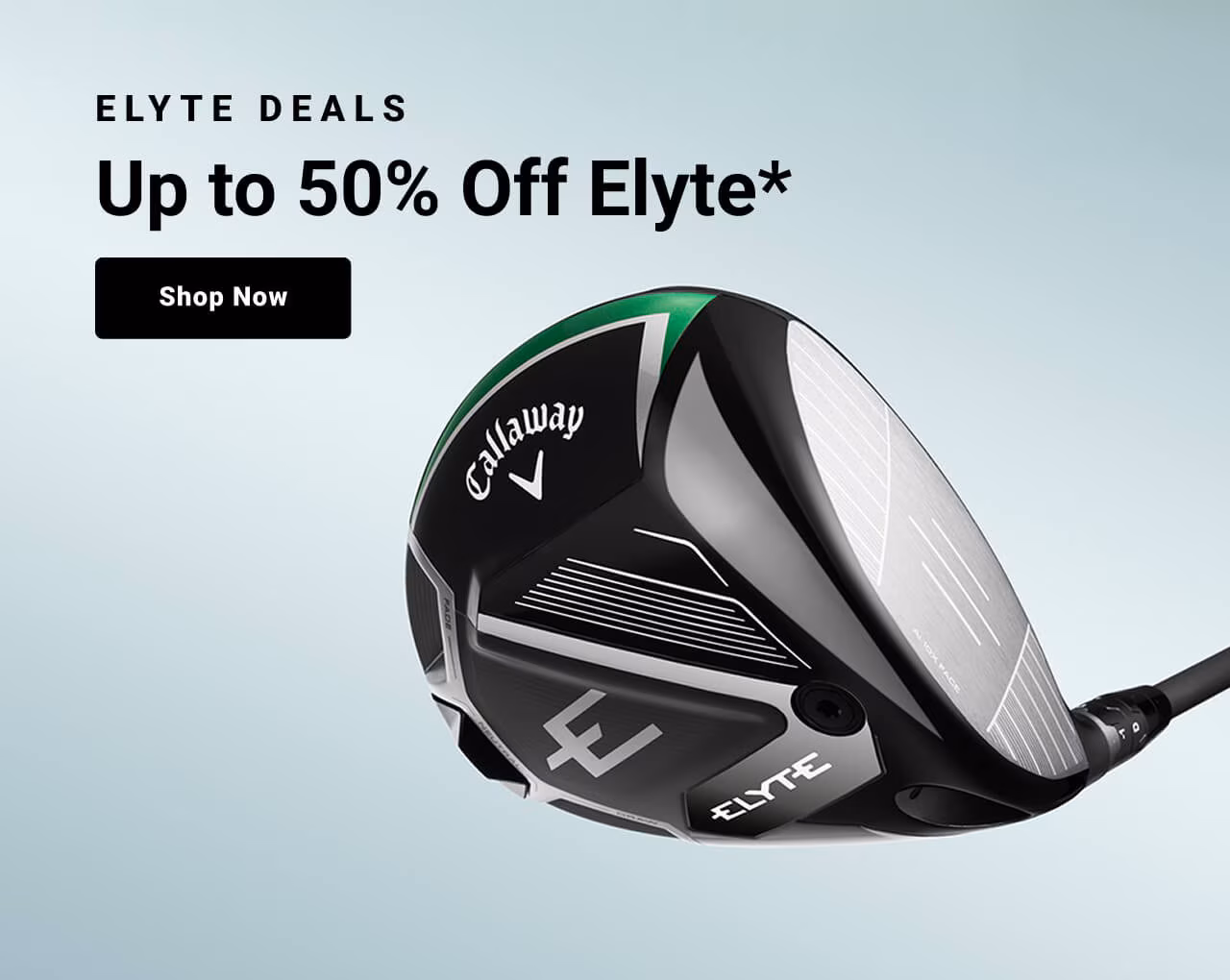Up to 50% off Elyte Clubs