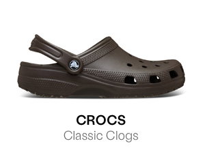 Crocs Classic Clogs in Dark Brown