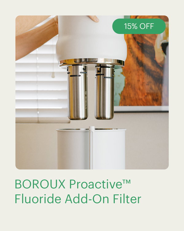 BOROUX Proactive™ Fluoride Add-On Filter