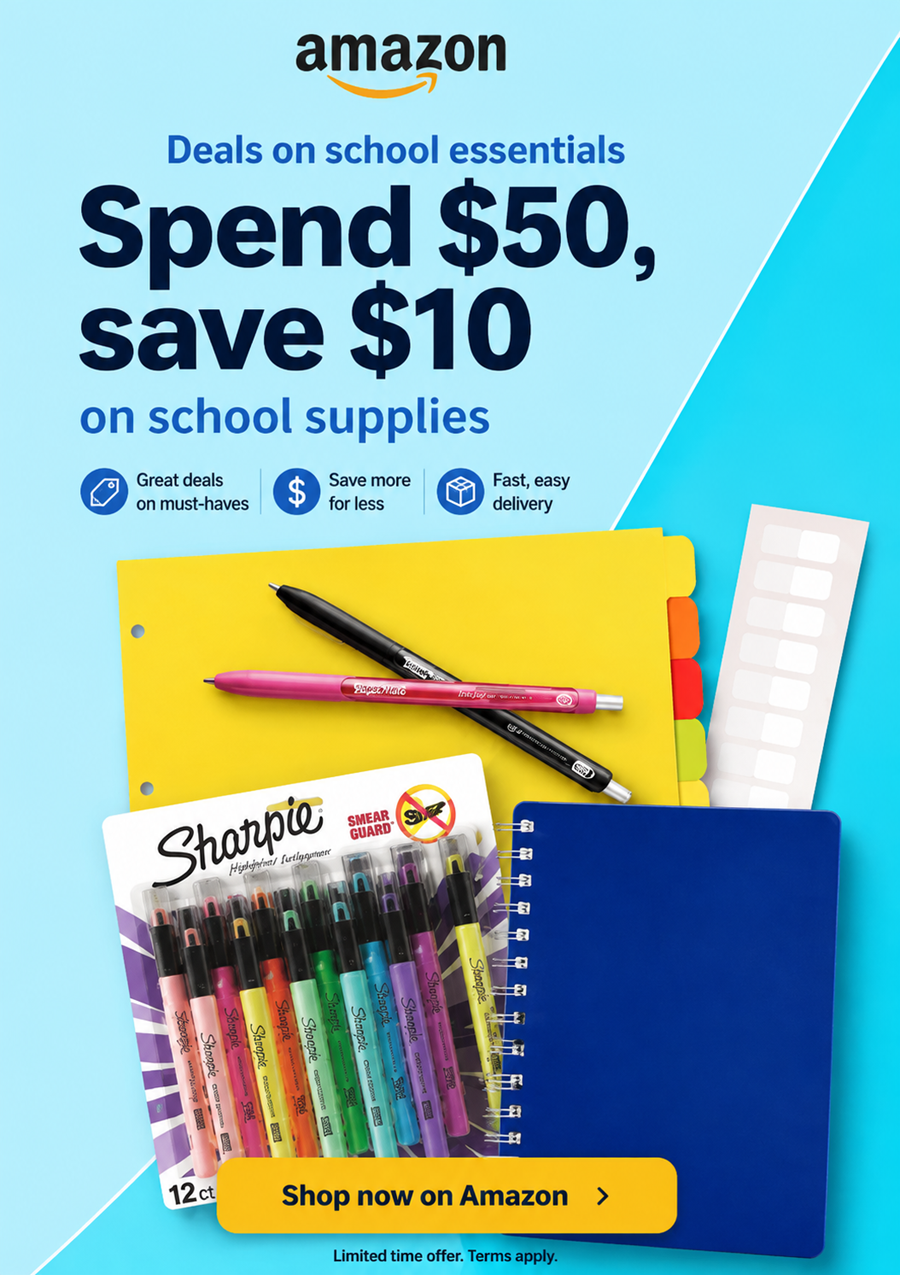 Amazon Spend $50 Save $10