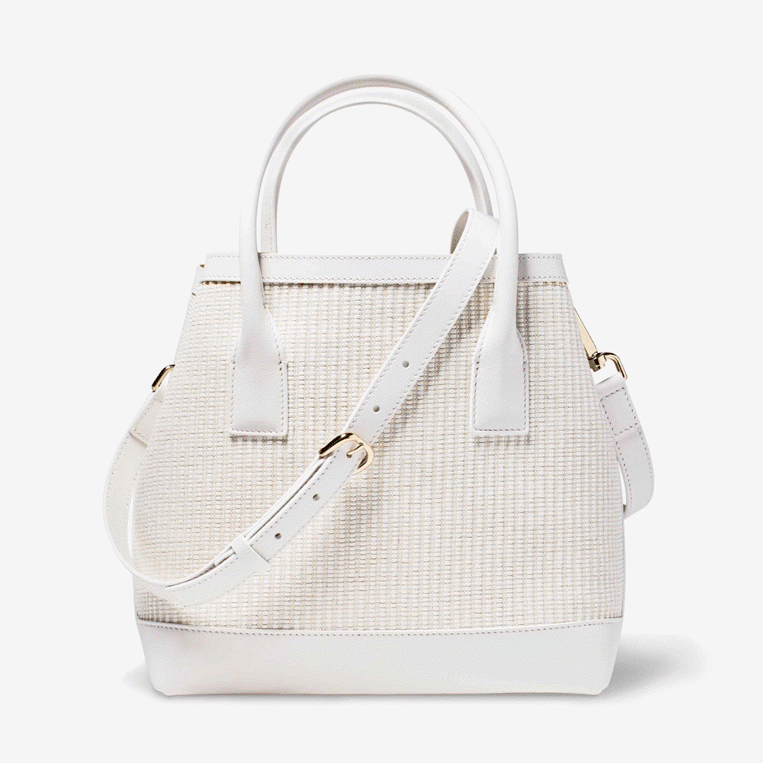 RAFFIA NANO WEEKENDER BAG
