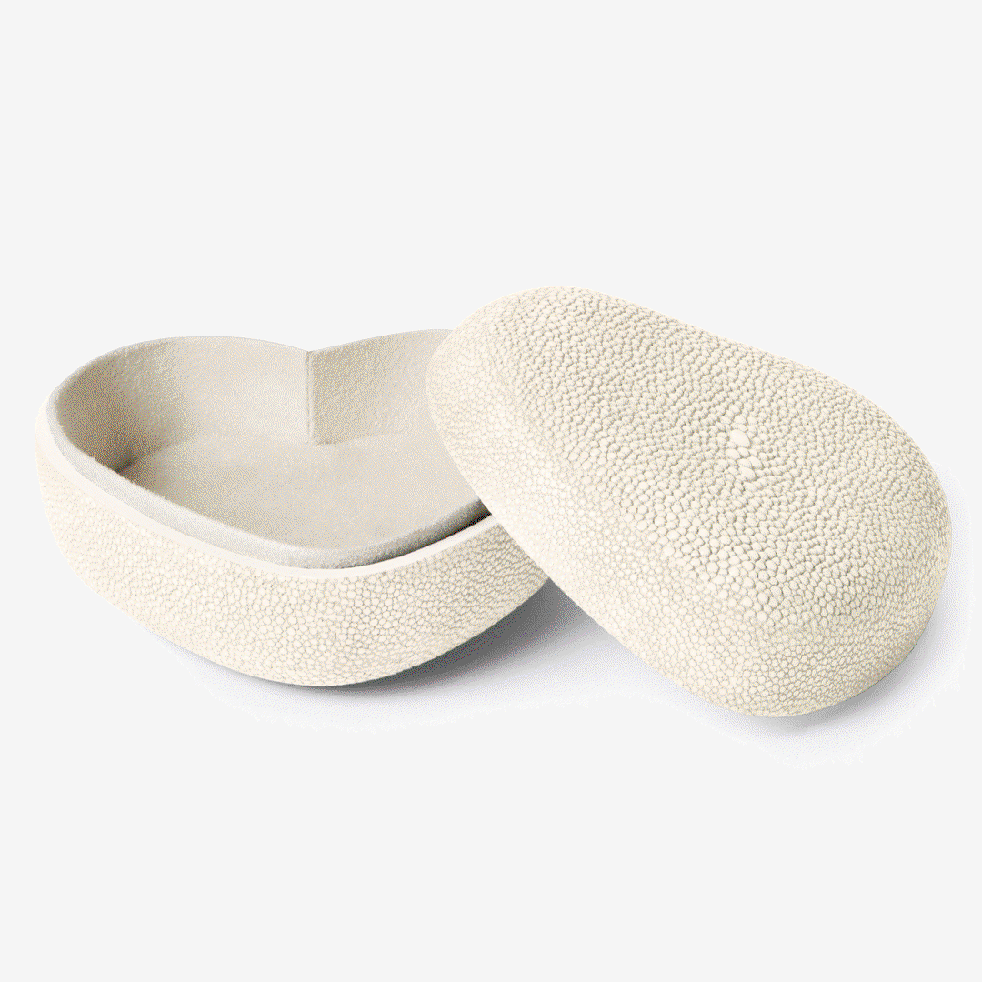 SHAGREEN HEART BOX