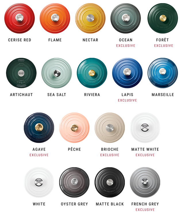 Le Creuset Colors